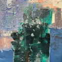 Cuadro abstracto Blues Agave Quadri