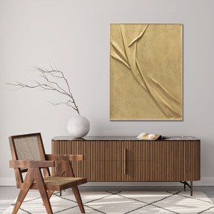 Cuadro abstracto Suede Agave Quadri