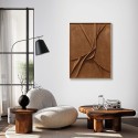 Cuadro abstracto Leather Agave Quadri