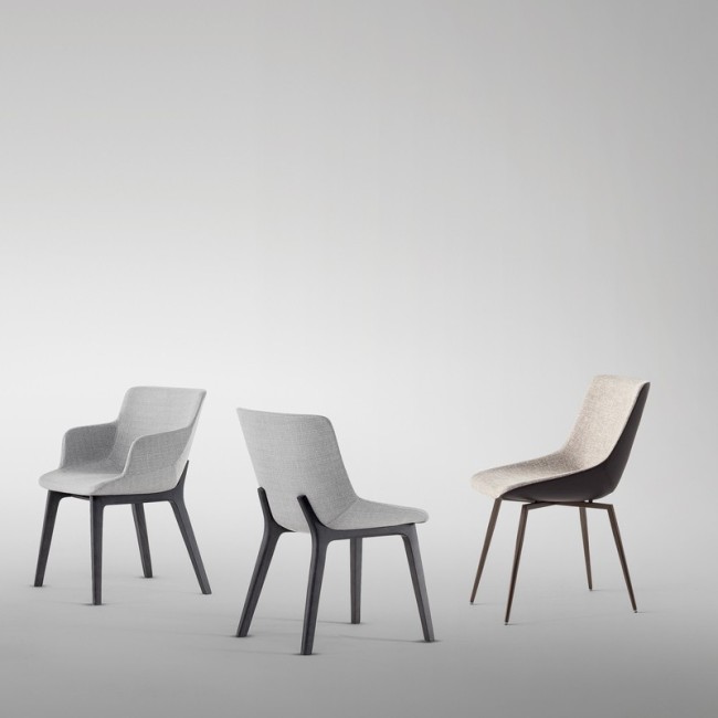 Silla Artika Wood Bonaldo con patas de madera