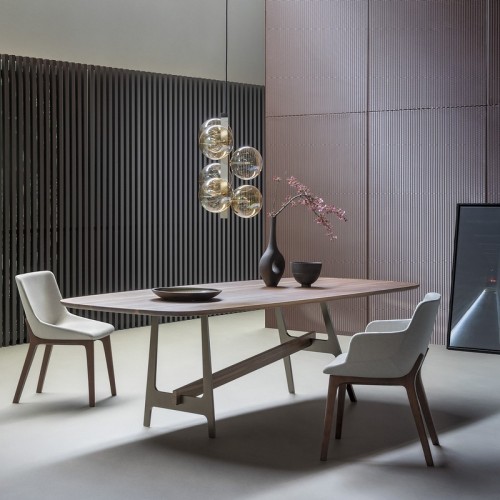Silla Artika Wood Bonaldo con patas de madera