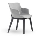 Silla Artika Wood Bonaldo con patas de madera