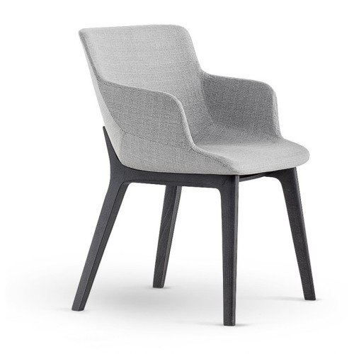 Silla Artika Wood Bonaldo con patas de madera