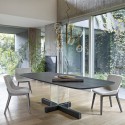 Silla Artika Wood Bonaldo con patas de madera