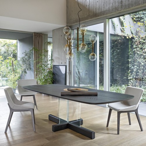 Silla Artika Wood Bonaldo con patas de madera