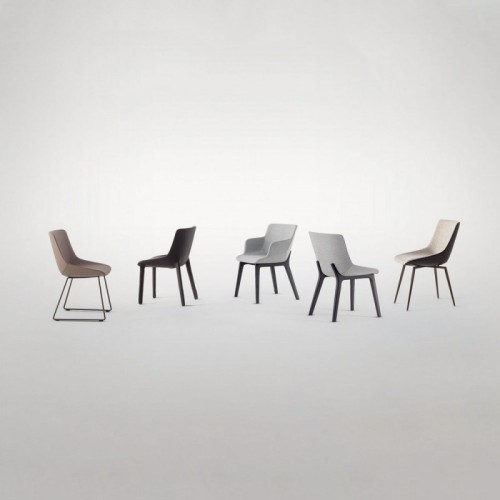 Silla Artika Si Bonaldo con base de trineo