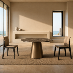 Mesa Ogiva Fiam Italia Base Grande | Cristal o Mármol