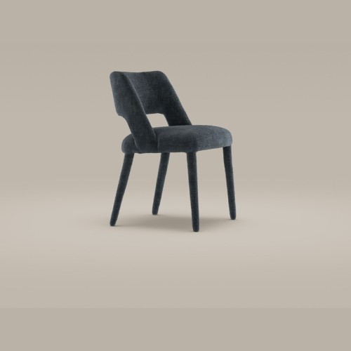 Silla tapizada Mask Bonaldo patas de metal