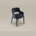Silla tapizada Mask Bonaldo patas de metal