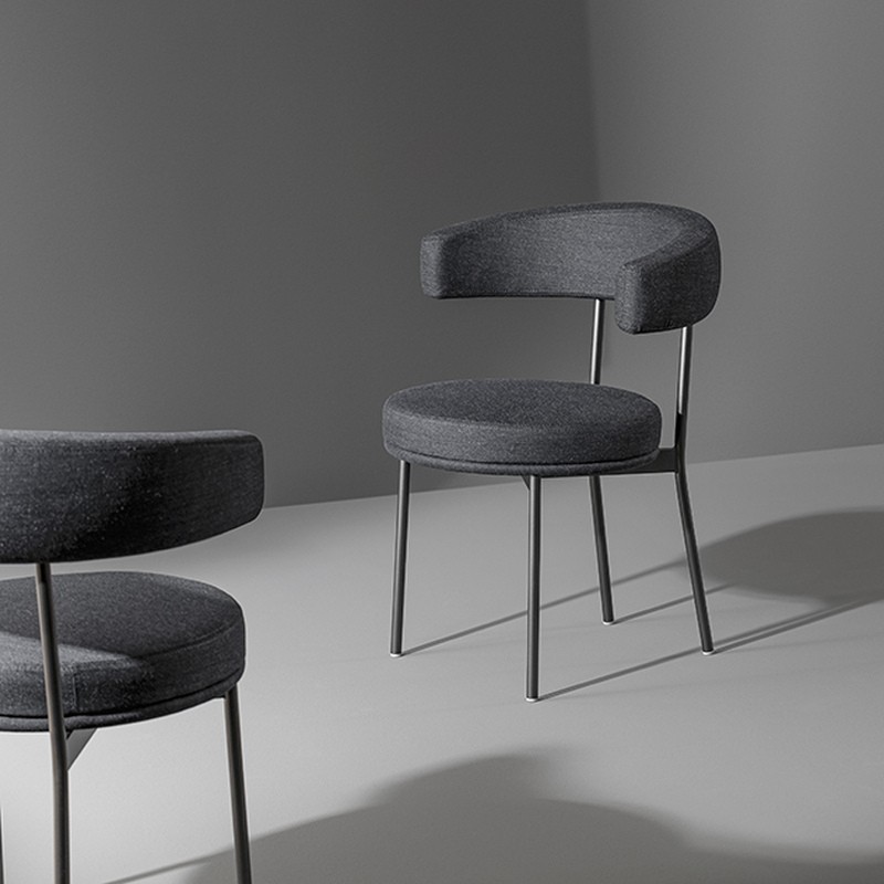 Silla tapizada Neuilly Bonaldo