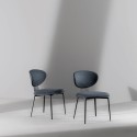 Silla Olos chair Met Bonaldo patas de metal
