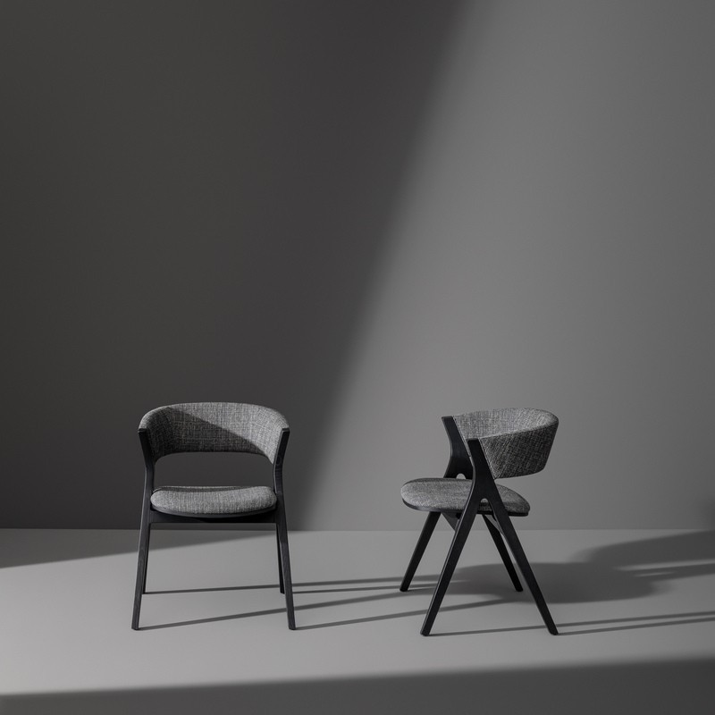 Silla tapizada Remo Bonaldo