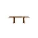 Mesa Trivium Fiam Italia con Base Escultórica