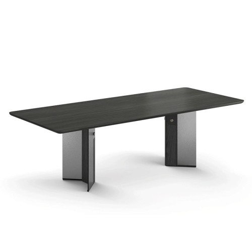 Mesa Trivium Fiam Italia con Base Escultórica