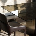 Mesa Trivium Fiam Italia con Base Escultórica