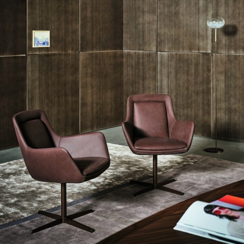 Sillón giratorio Newton low Bonaldo