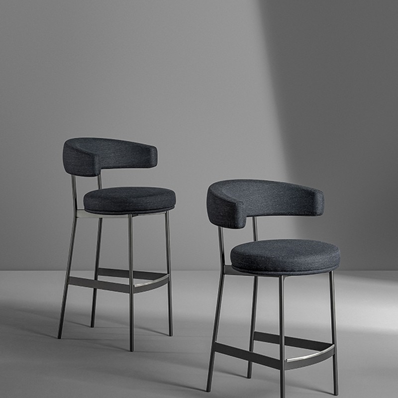Taburete Neuilly too Bonaldo Patas de Metal