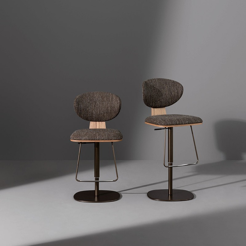 Taburete Olos too Bonaldo Base Giratoria