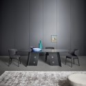 Mesa Botón Bonaldo de Vidrio Fumé
