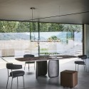 Mesa Mellow Bonaldo sobre de barril