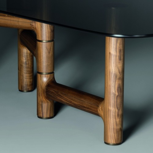 Mesa Pivot Bonaldo sobre en forma de barril