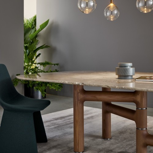 Mesa Pivot Bonaldo sobre en forma de barril