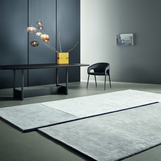 Alfombra Rabat Bonaldo lana y Tencel