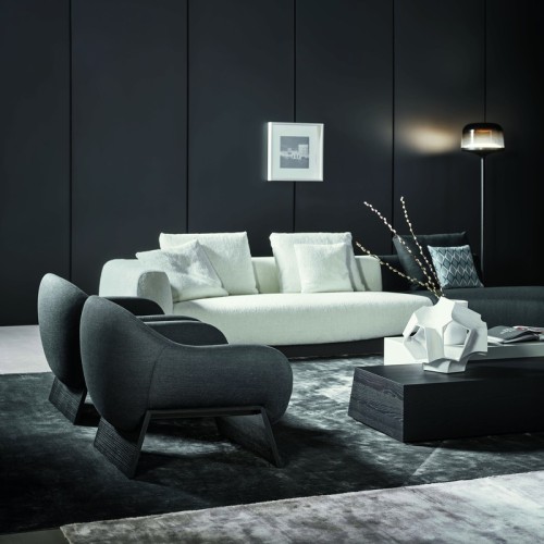 Sillón Boolean Armchair Bonaldo Base de Madera