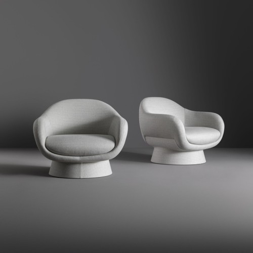 Sillón Boolean Armchair Bonaldo Base Tapizada o de Cuero