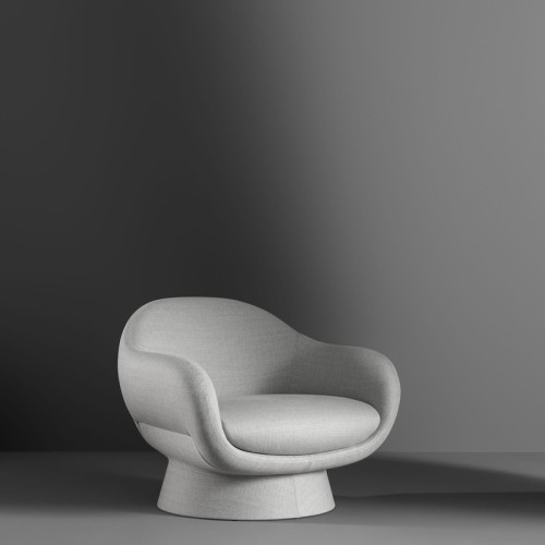 Sillón Boolean Armchair Bonaldo Base Tapizada o de Cuero