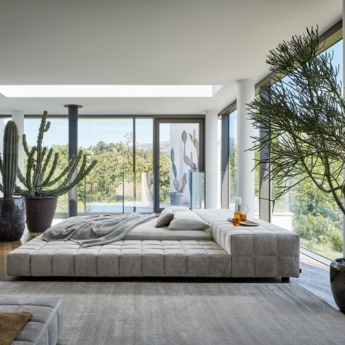 Cama Squaring Bonaldo diseño Giuseppe Viganò
