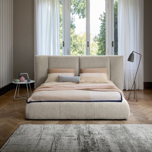 Cama Matrimonial Youniverse Bonaldo Tapizada