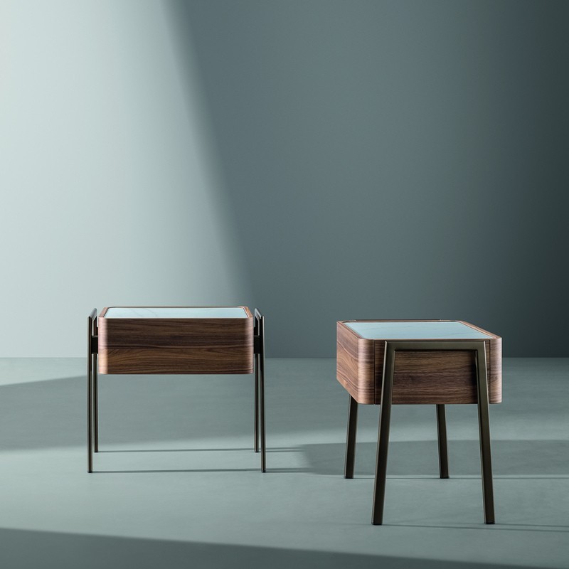 Mesita de Noche Partout Bonaldo de Madera