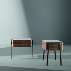 Mesita de Noche Partout Bonaldo de Madera