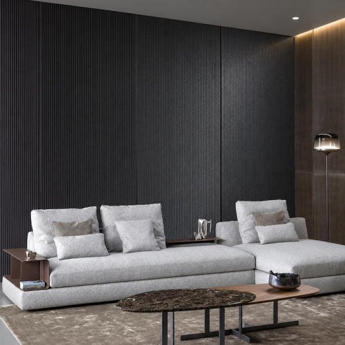 Sofá Liam Bonaldo Modular en Tela o Piel