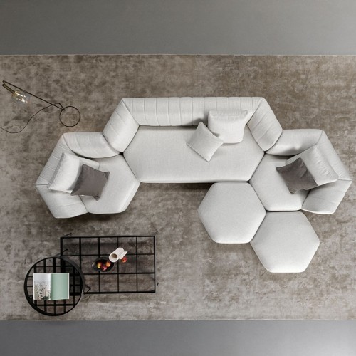 Sofá Panorama New Bonaldo Modular en Tela