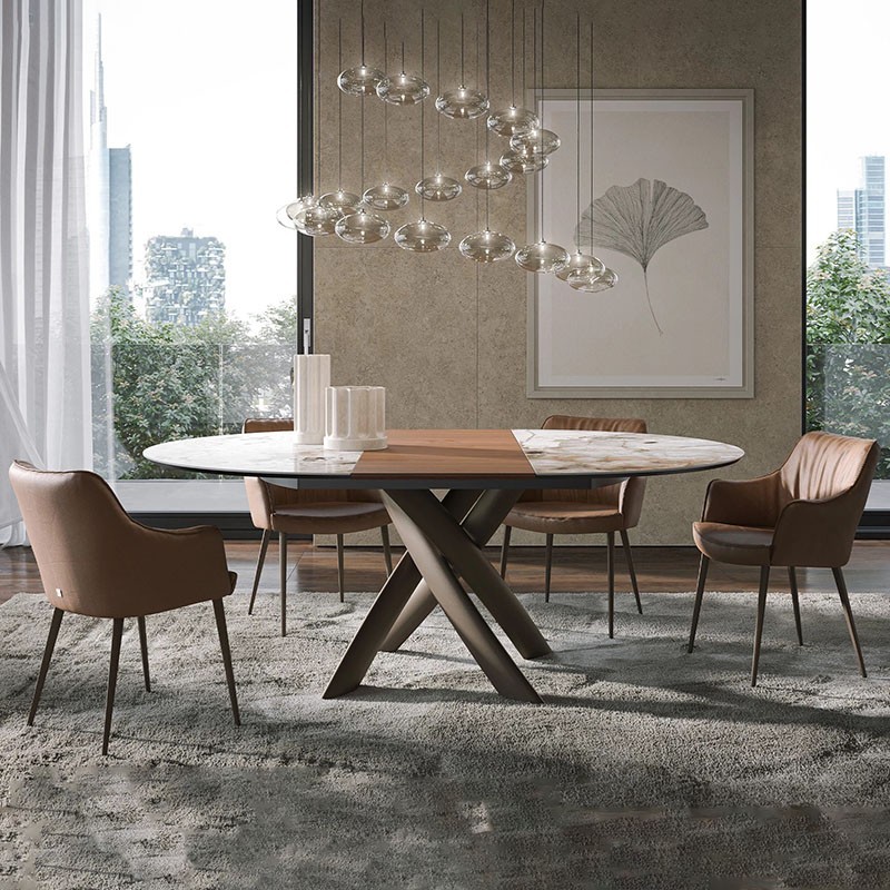Mesa Style Round Ext Tonin Casa