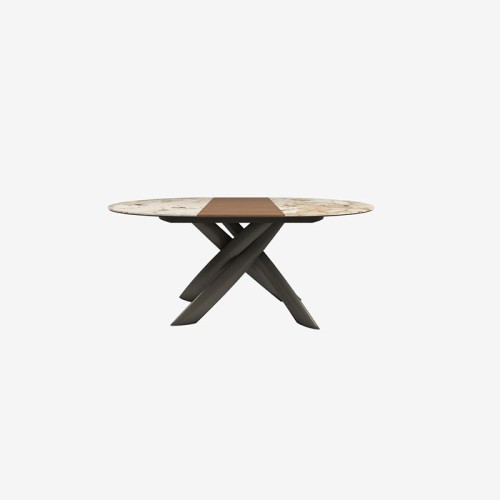Mesa Style Round Ext Tonin Casa
