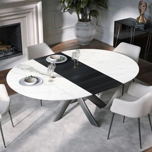 Mesa Style Round Ext Tonin Casa