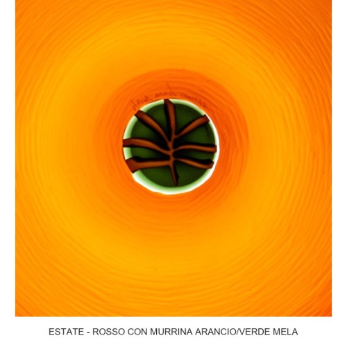 Plato Decorativo Quattro Stagioni Venini