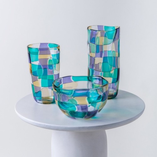 Jarrón Pezzati Venini 704.04