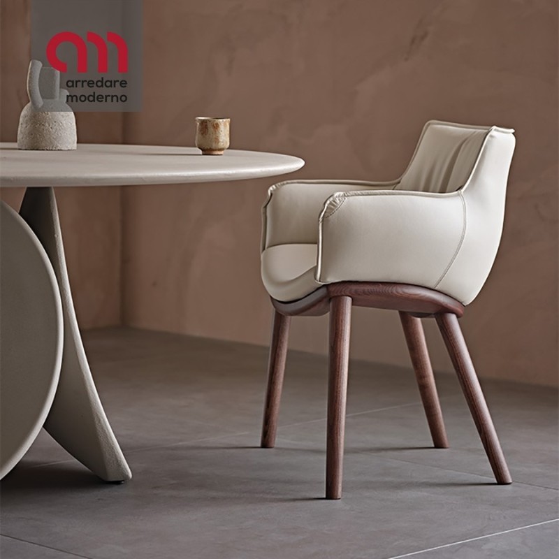 Rhonda Wood Cattelan Italia Silla con reposabrazos
