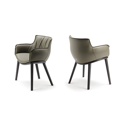 Rhonda Wood Cattelan Italia Silla con reposabrazos