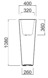 Vaso-Naif-Grande-21st-Twentyfirst-Livingart-dimensioni