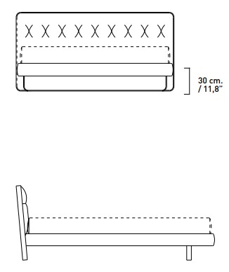 Cama Blade Alivar doble medidas