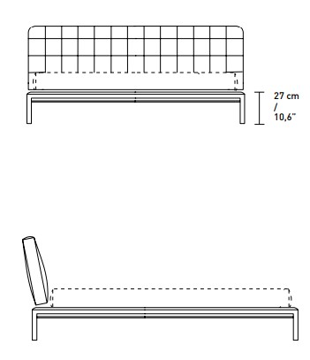 Cama Kendo Alivar doble medidas
