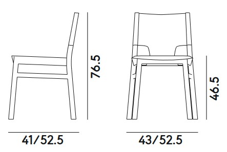 Medidas de la silla Marimba Billiani