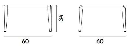 Dimensiones de la Mesa Aragosta Billiani