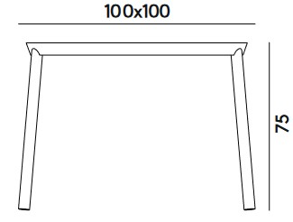 Dimensiones de la Silla Drum Billiani