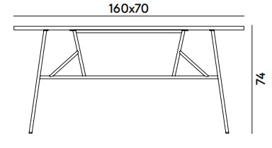 Dimensiones de la Mesa Puccio Billiani